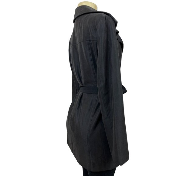 Giorgio Armani Women's Black Button Up Jacket Coat Sz S - Picture 3 of 12